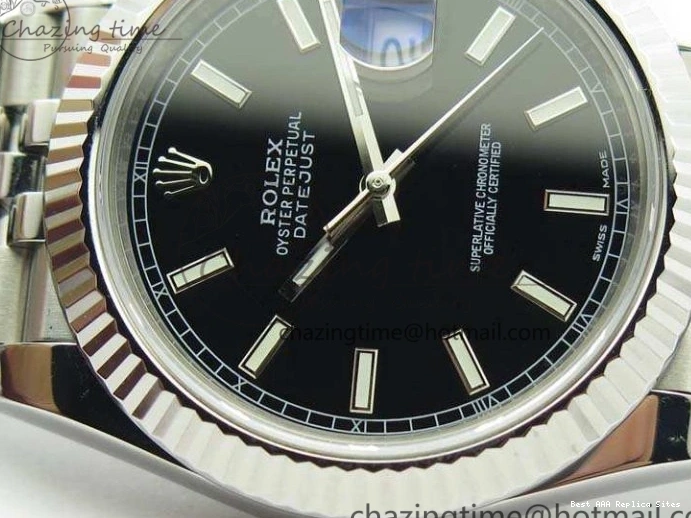 Good Copy Rolex Watches Noob 1:1 Stick Bracelet Black DateJust A Dial SS 228238 Best Jubilee On Edition 3507 Markers Trendy 0120